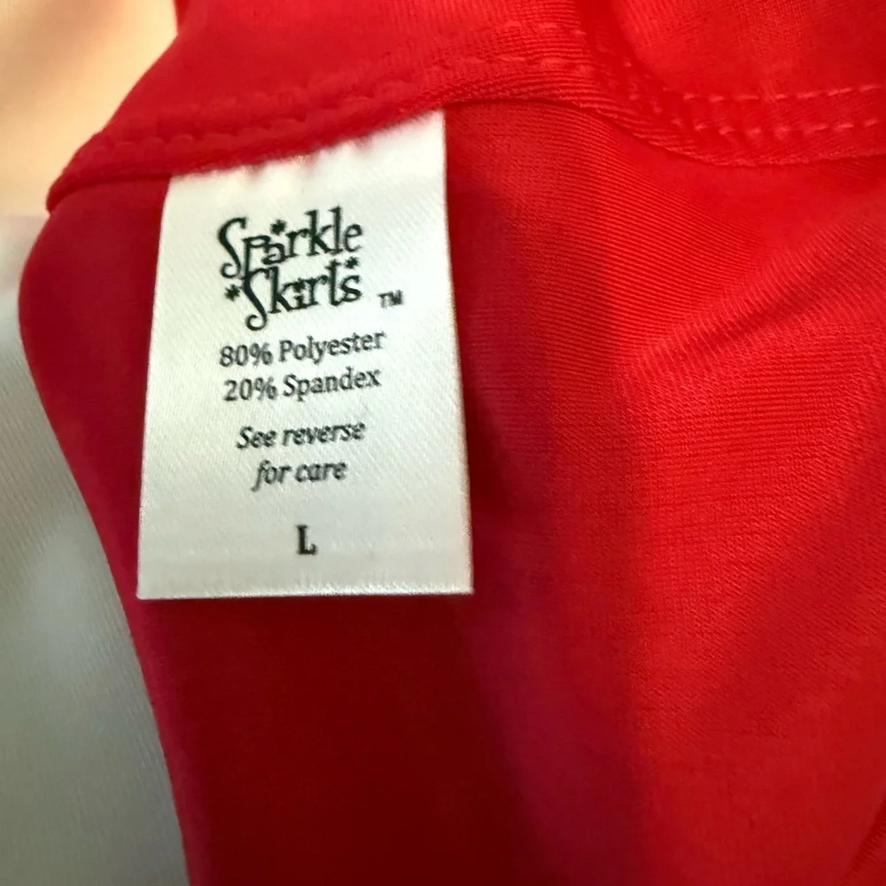 SparkleSkirts “Keep Up” Balloon Print Running Skirt/Compression Shorts Large - Picture 3 of 3